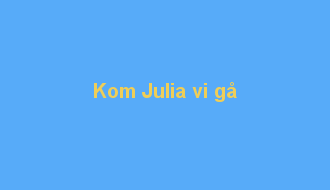 Kom Julia vi gå