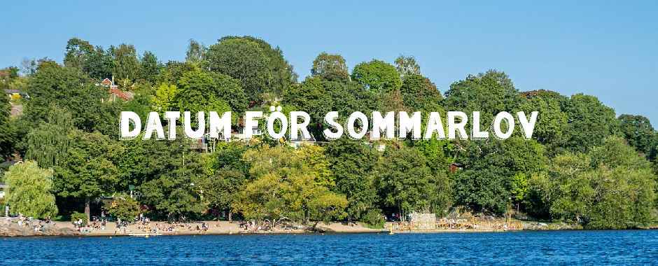 Datum för sommarlov